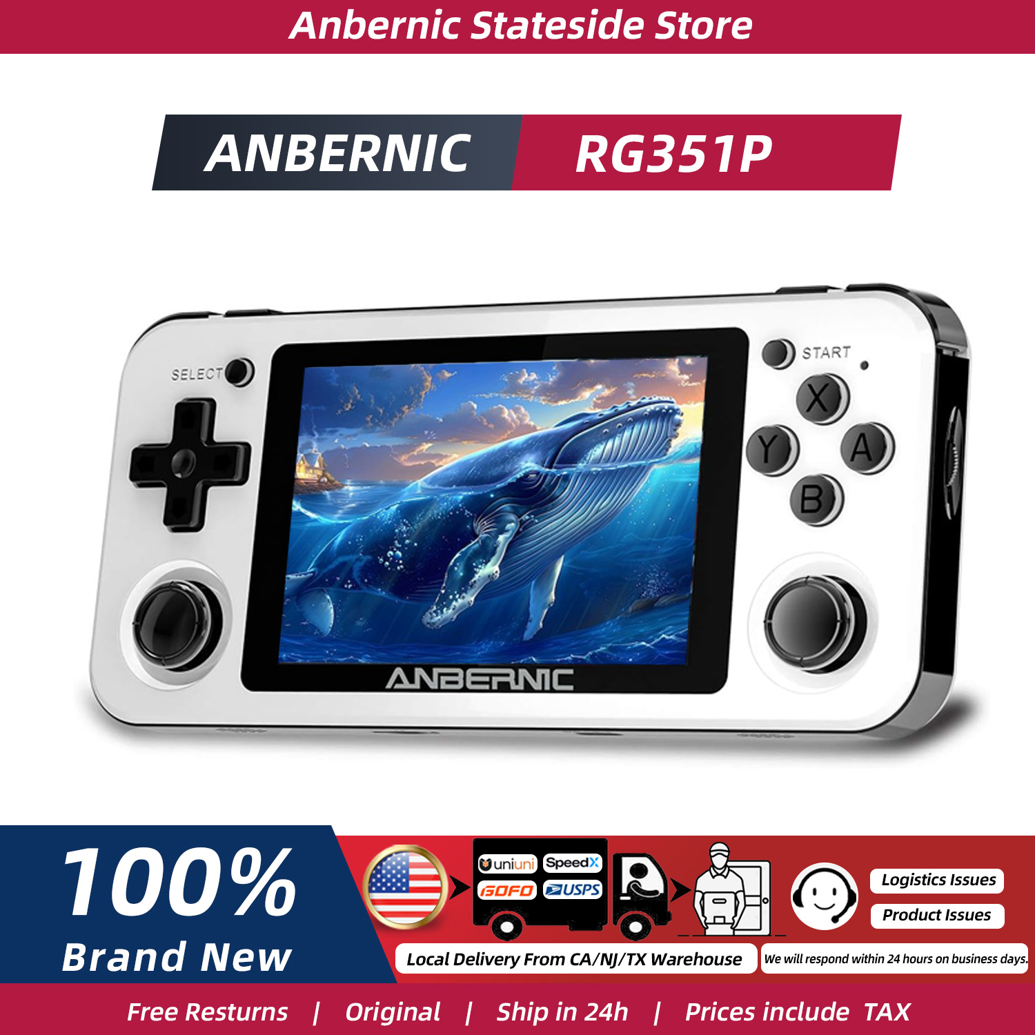 Retro Gaming Anbernic - ANBERNIC RG351P 휴대용 레트로 게임 콘솔
