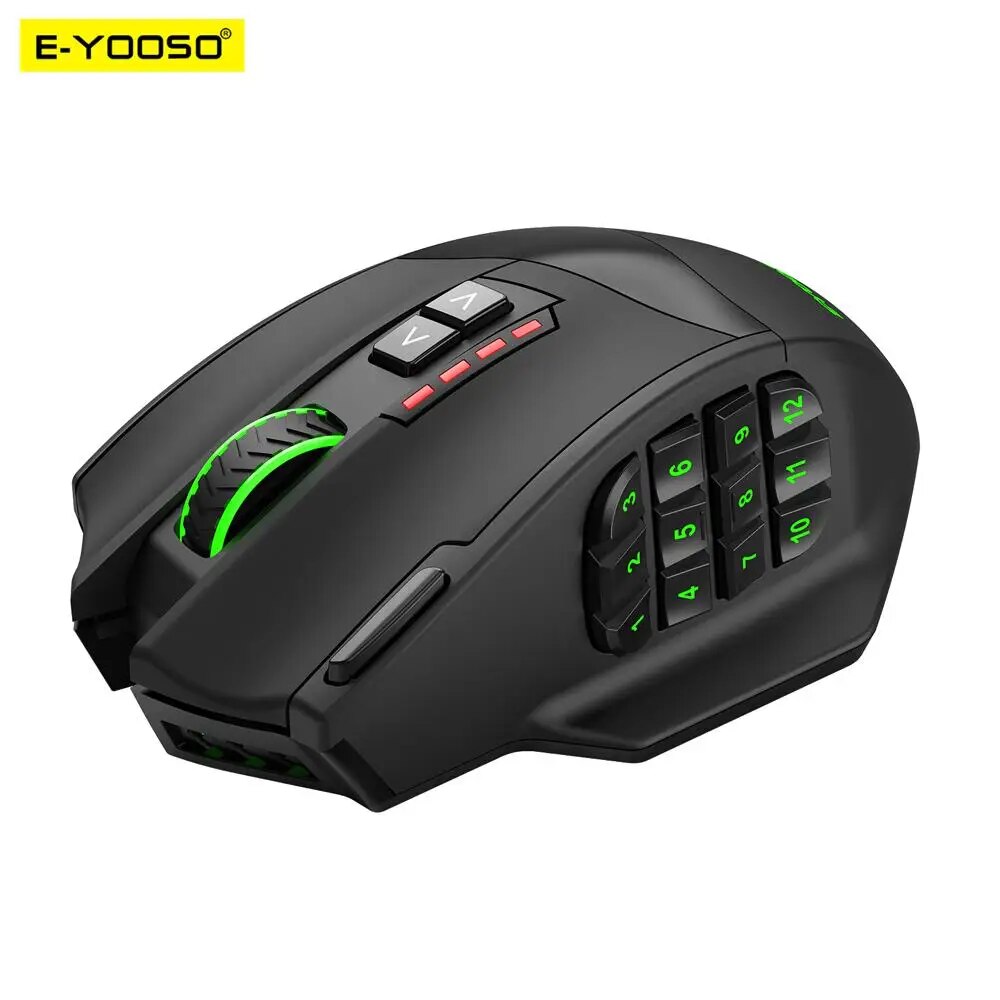Mouse Gaming Retro - E-YOOSO X-33 RGB USB 2.4G 무선