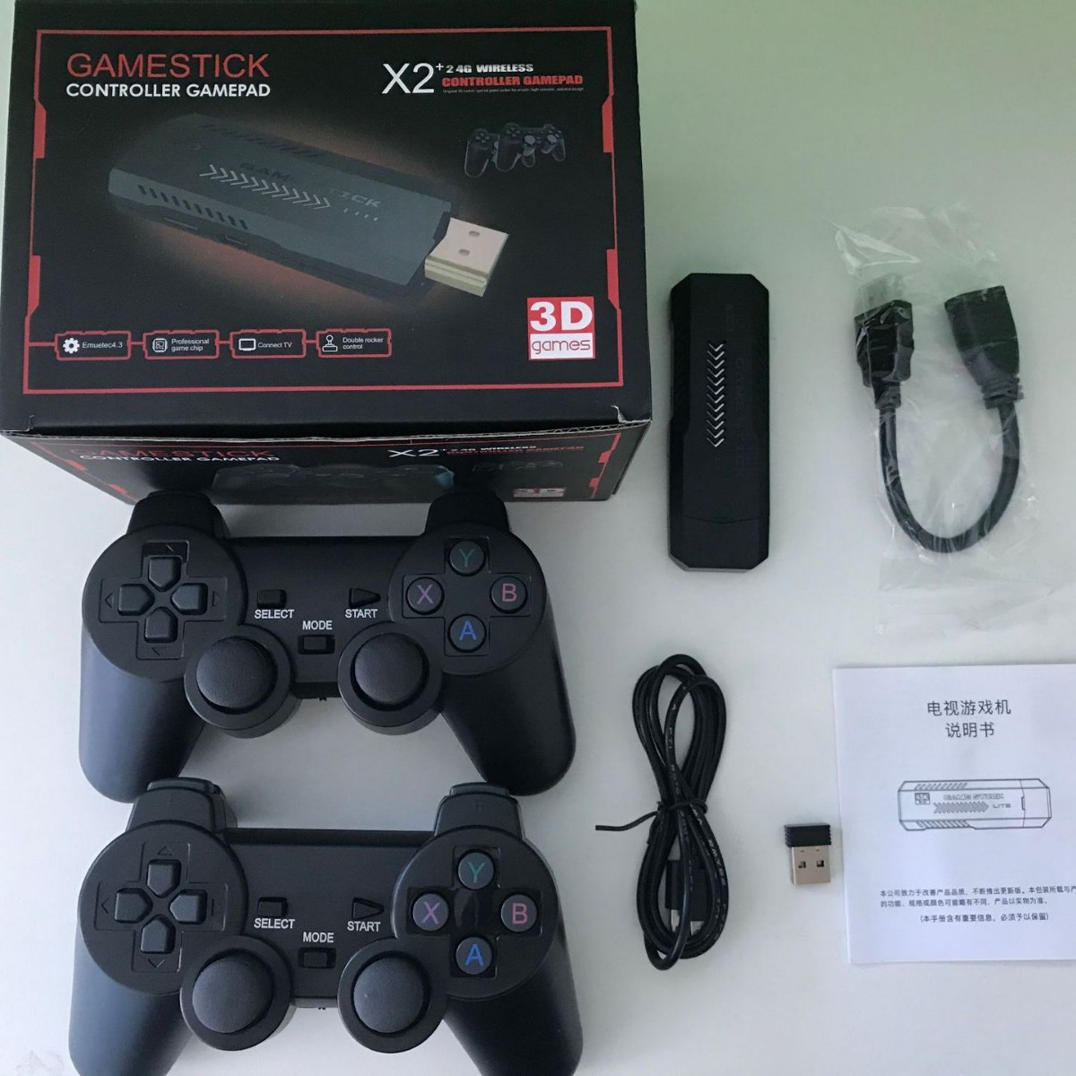 Retro Gaming For Tv - X2 레트로 비디오 게임 콘솔 2.4G