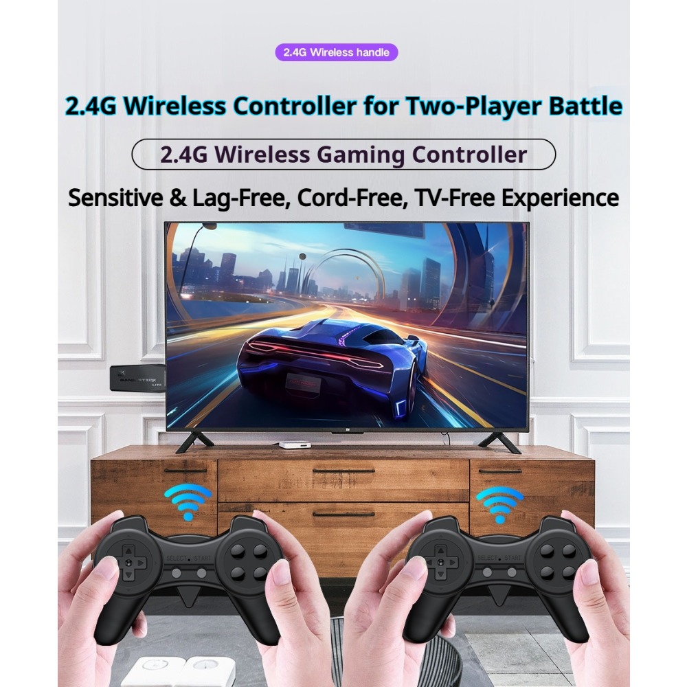 휴대용 4K 레트로 게임 스틱 콘솔, 2개의 무선 컨트 - Retro Gaming Mobile 리뷰 및 가격