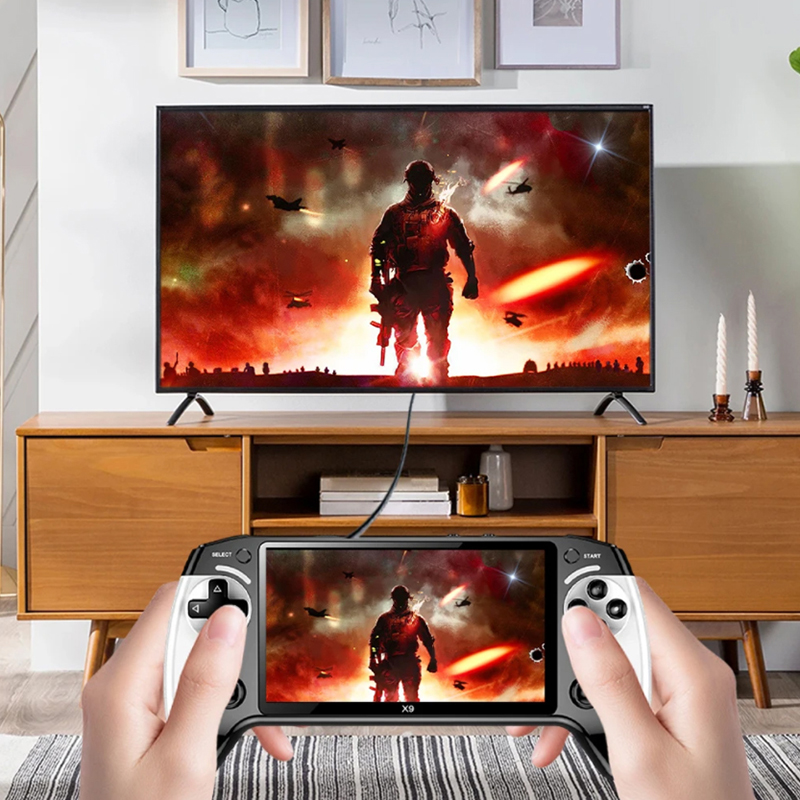 X9 휴대용 게임기 5.5인치 화면 레트로 게임 장치  - Retro Gaming For Tv 리뷰 및 가격