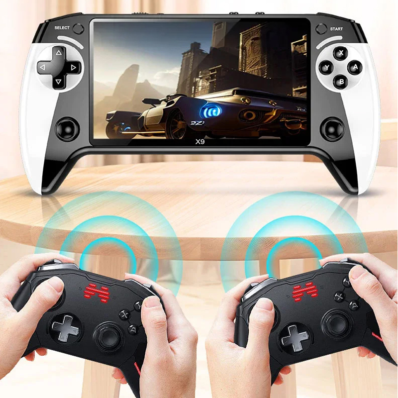X9 휴대용 게임기 5.5인치 화면 레트로 게임 장치  - Retro Gaming For Tv 리뷰 및 가격