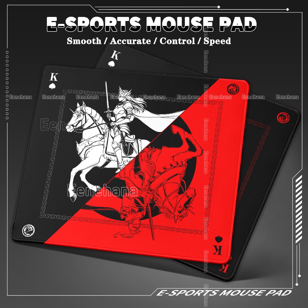 블랙 레드 포커 스타일 매트 40x45cm 컨트롤 중세 - Retro Gaming Corps 리뷰 및 가격